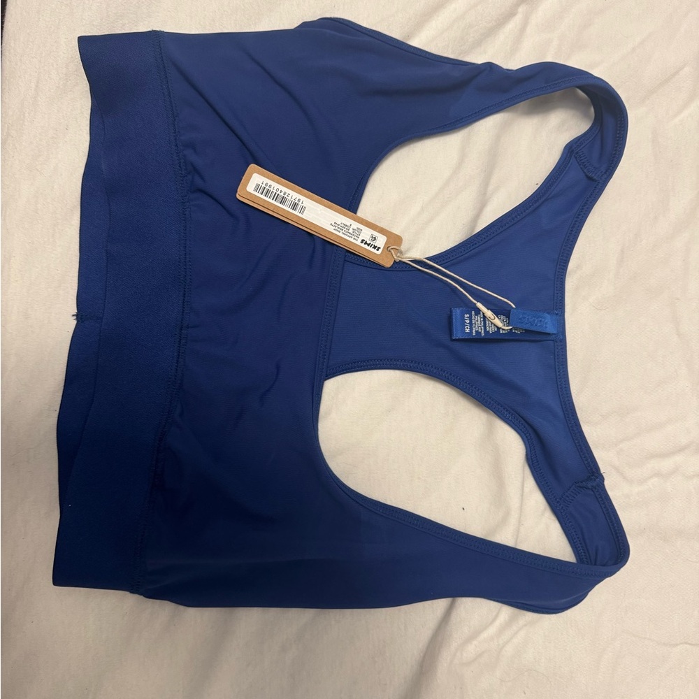 SKIMS Deep Blue Sports Bra